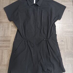 Lululemon romper black shorts size 10 jumpsuit